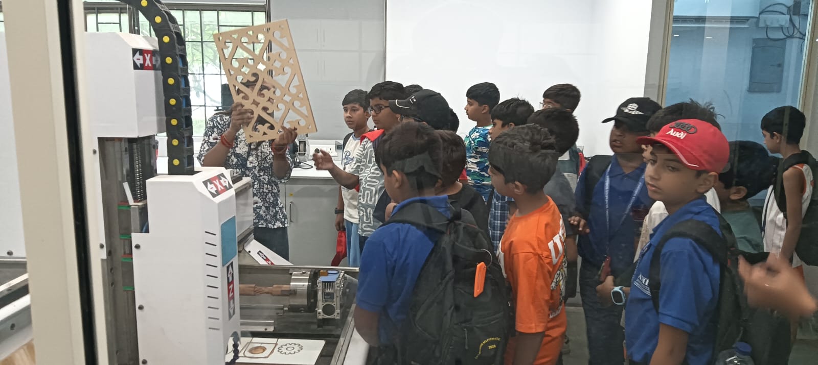 "Amity International School visited the Amity Innovation & Design Center."