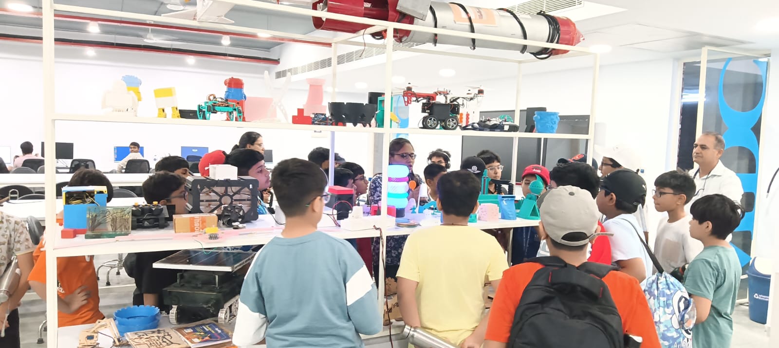 "Amity International School visited the Amity Innovation & Design Center."