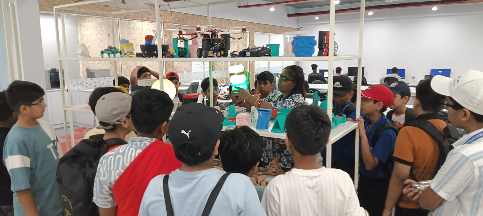 "Amity International School visited the Amity Innovation & Design Center."