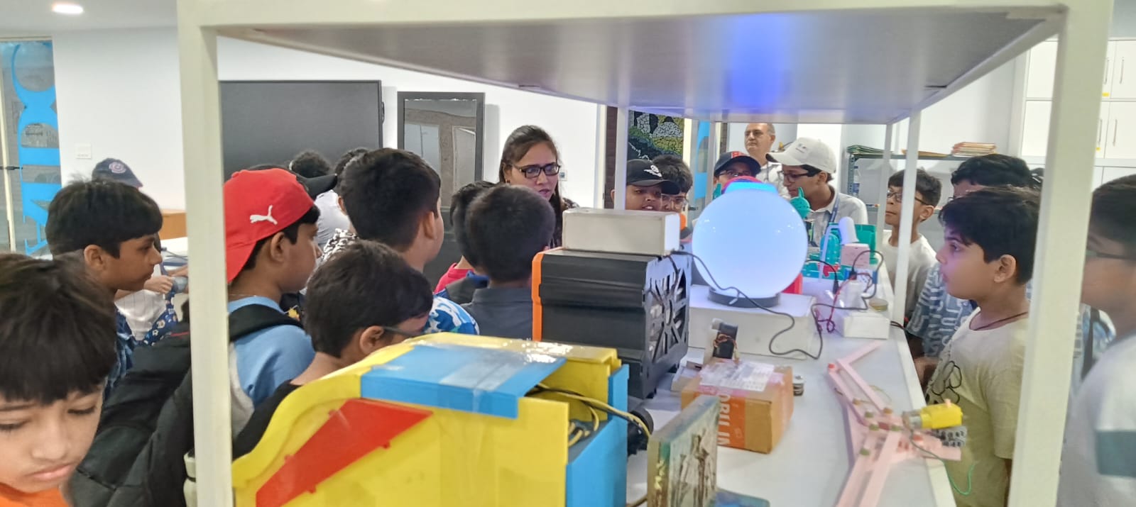 "Amity International School visited the Amity Innovation & Design Center."