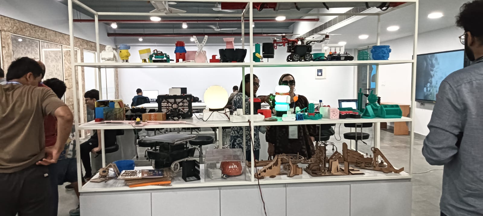 "Amity Pushp Vihar and Amity Gurgaon students visited the AIDC Lab."