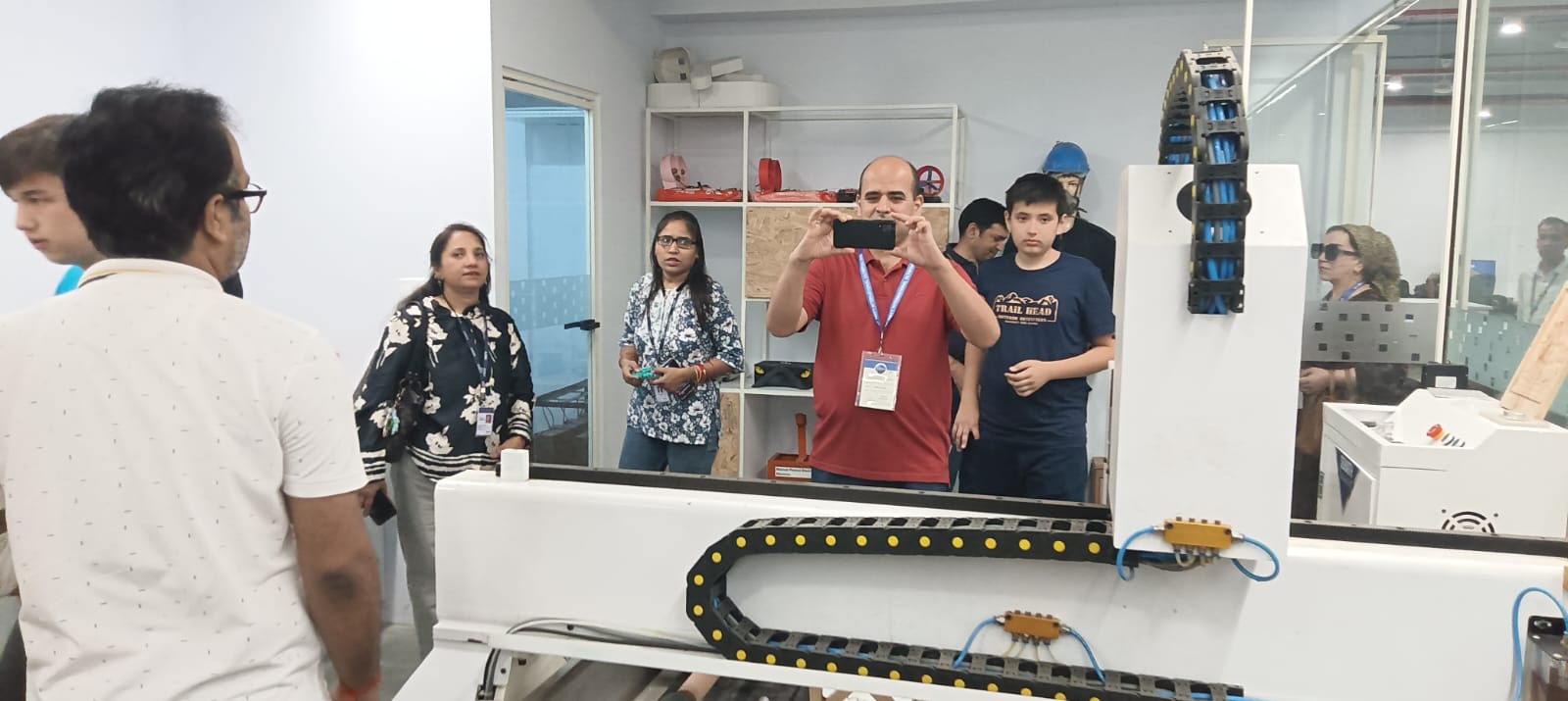 "Amity Pushp Vihar and Amity Gurgaon students visited the AIDC Lab."
