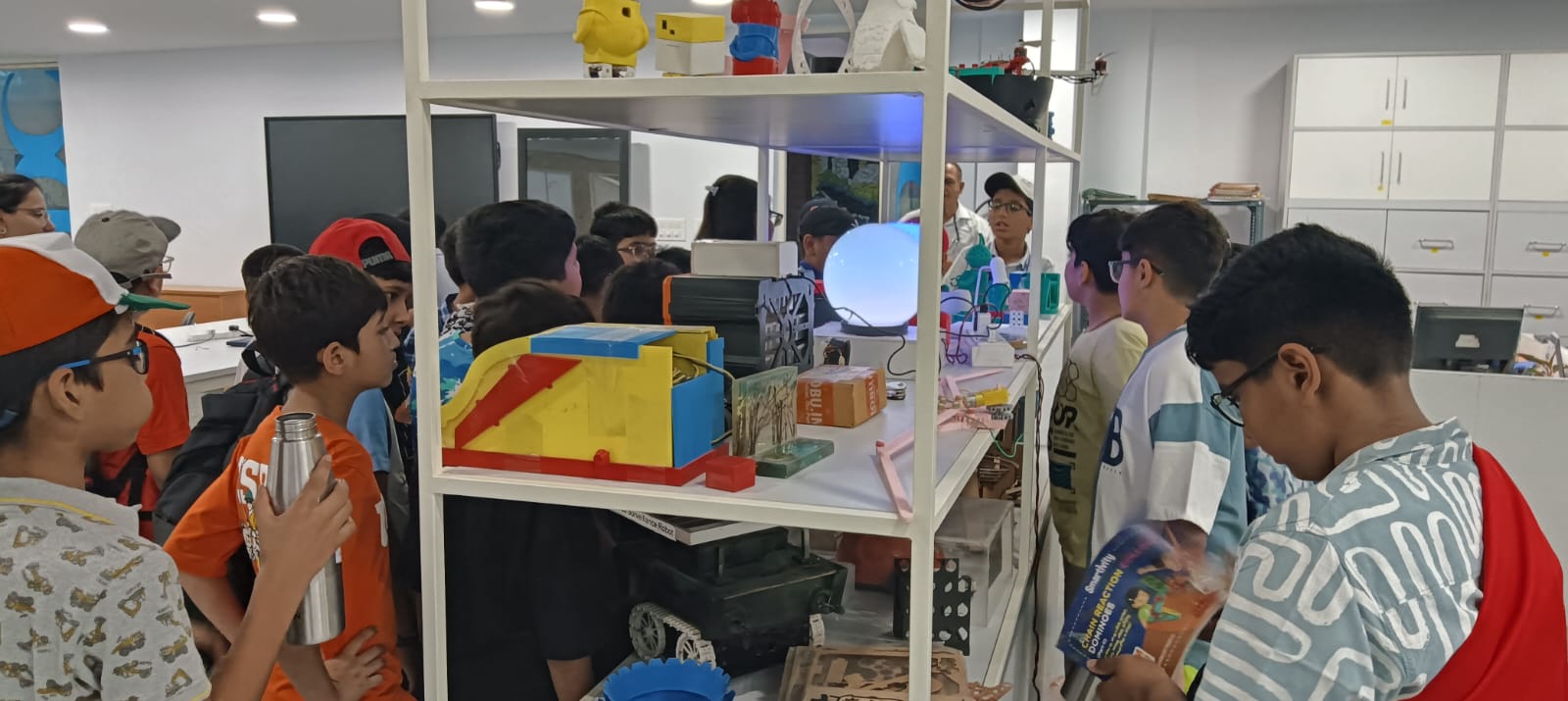 "Amity Pushp Vihar and Amity Gurgaon students visited the AIDC Lab."