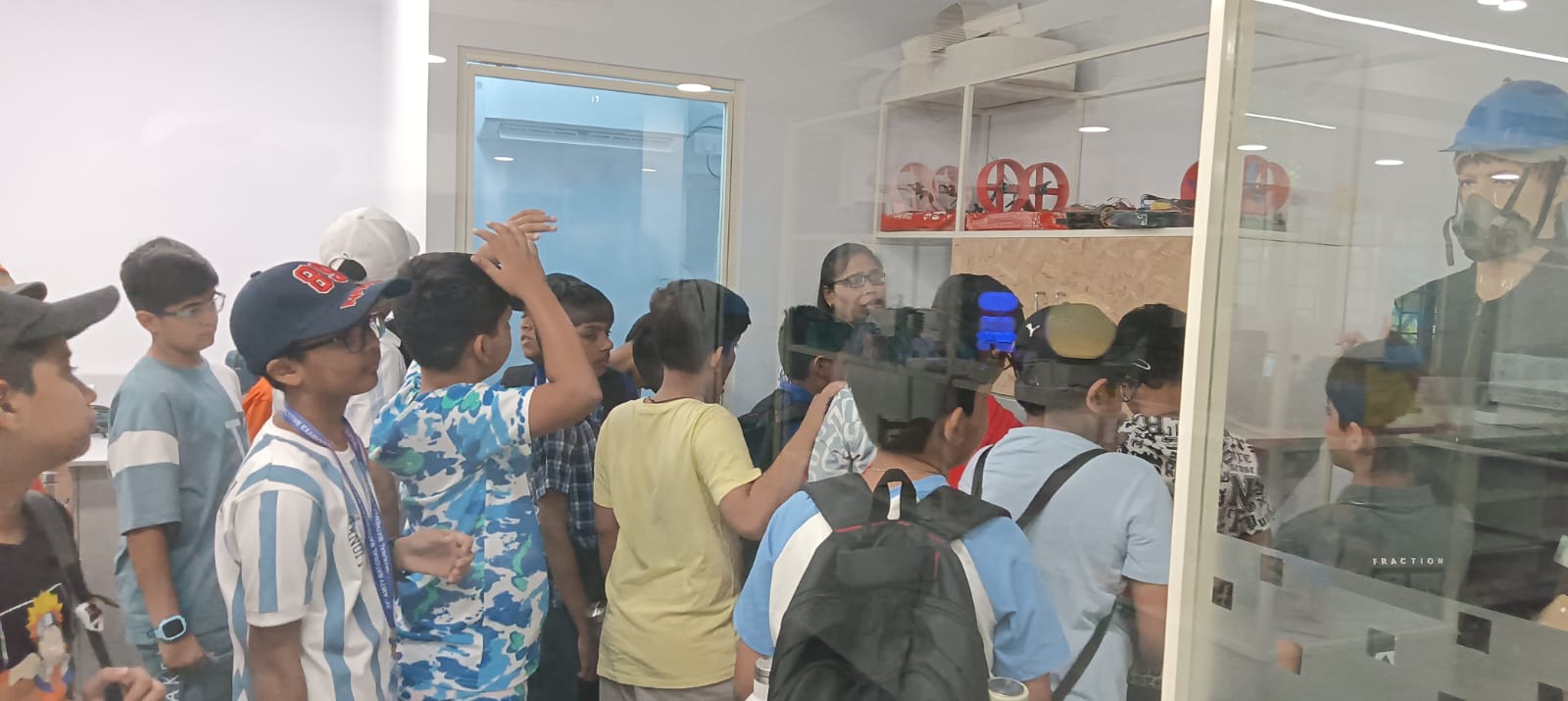 "Amity Pushp Vihar and Amity Gurgaon students visited the AIDC Lab."
