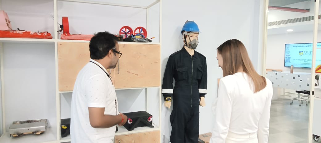 "Ms. Elizaveta Rudenko, Head of the International Promotion Group at MGIMO University, visited the AIDC Lab."