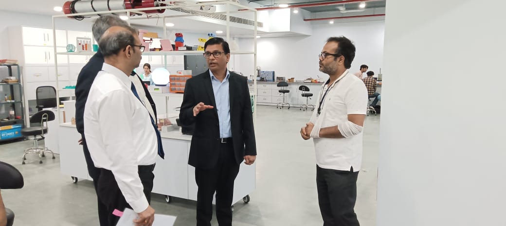 Prof. Sathish Kannan Amity Dubai Visited Amity Innovation & Design Center