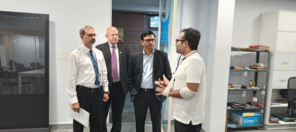 Prof. Sathish Kannan Amity Dubai Visited Amity Innovation & Design Center