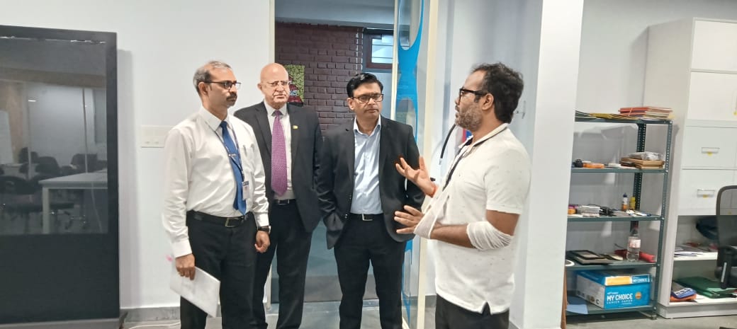 Prof. Sathish Kannan Amity Dubai Visited Amity Innovation & Design Center