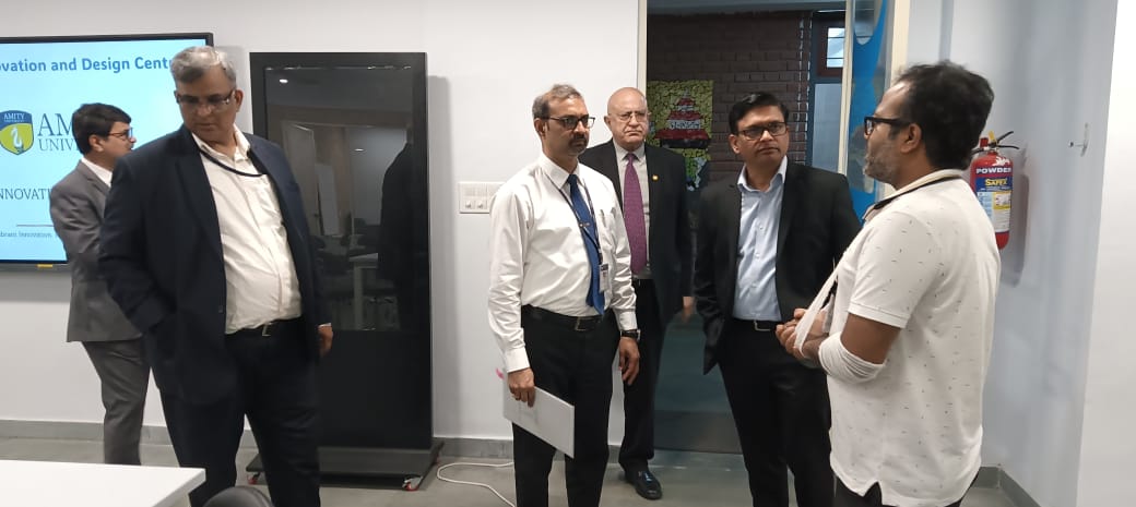 Prof. Sathish Kannan Amity Dubai Visited Amity Innovation & Design Center