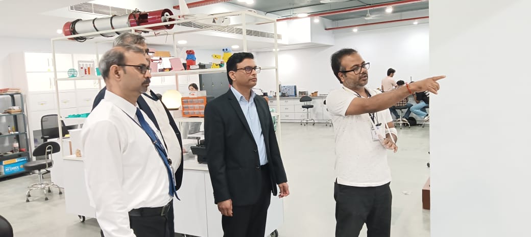 Prof. Sathish Kannan Amity Dubai Visited Amity Innovation & Design Center