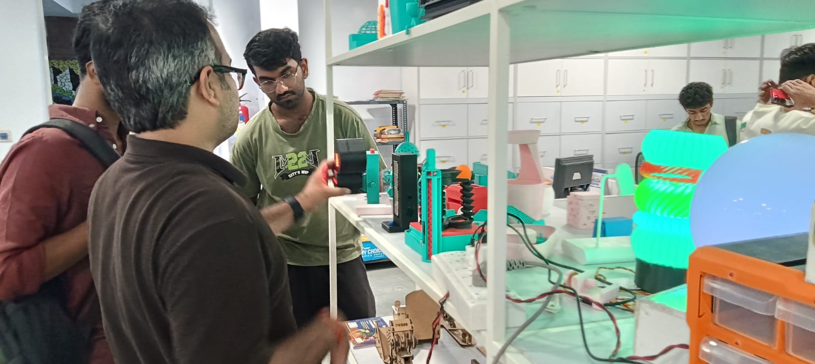"USRF visited AIDC and attended a lecture by Dr Vinayak Majhi."