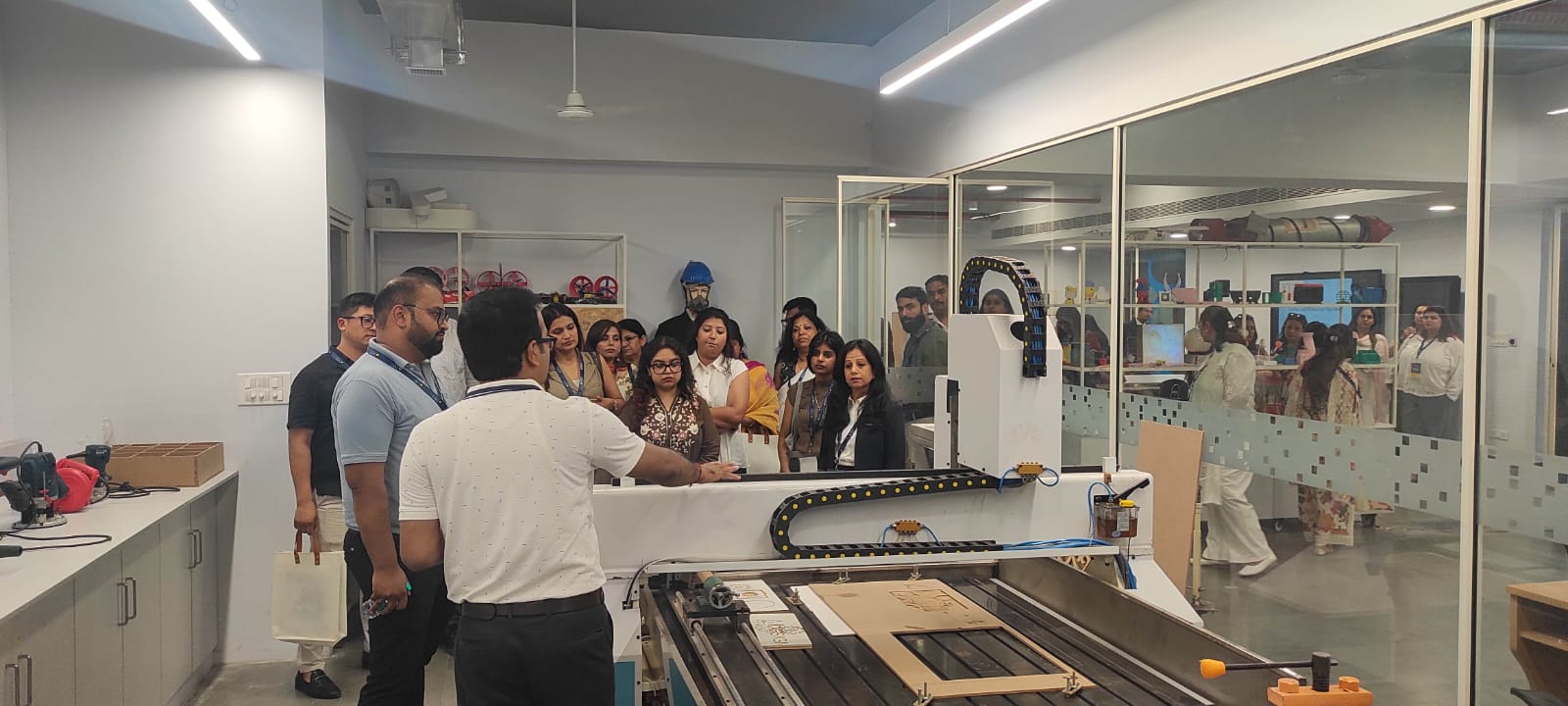 "The councilors visited the AIDC and drone lab."