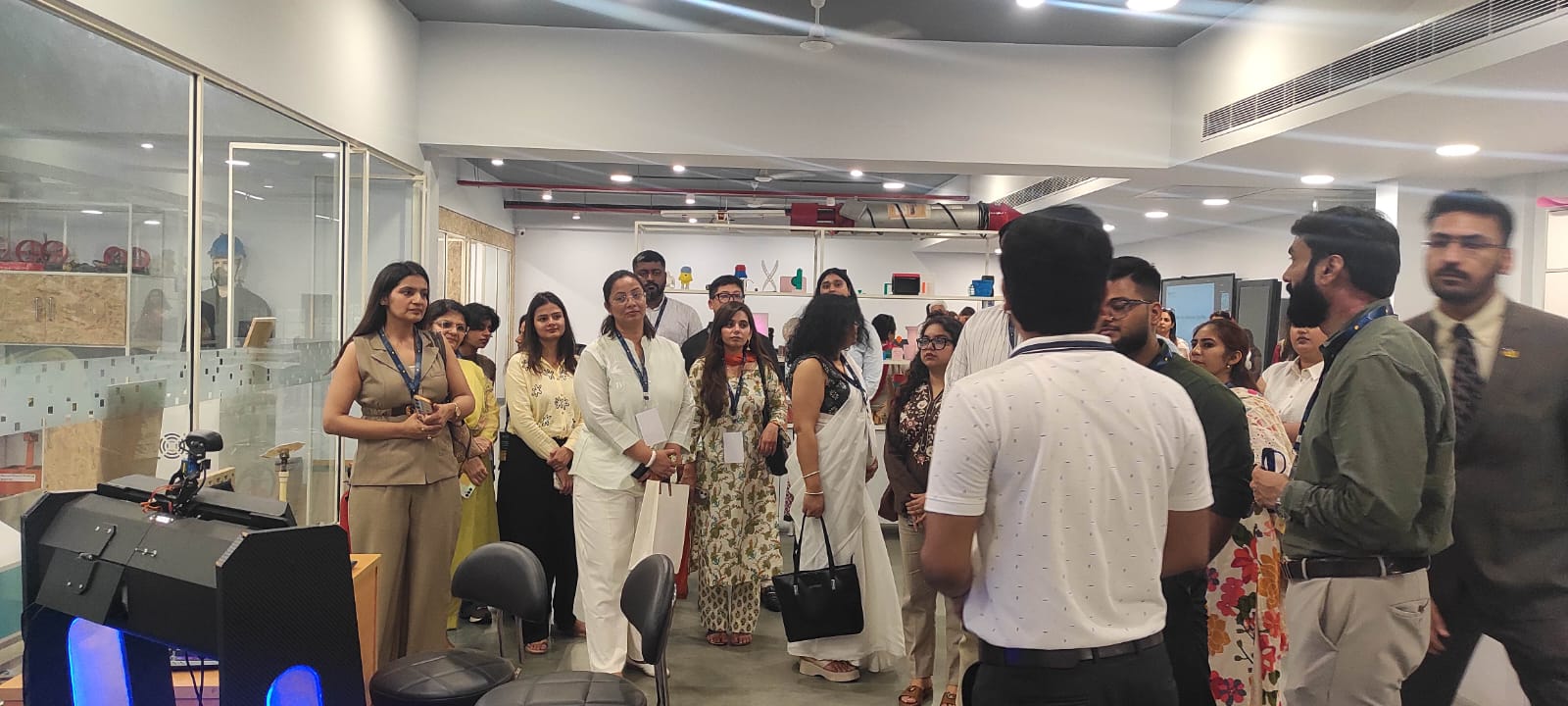"The councilors visited the AIDC and drone lab."