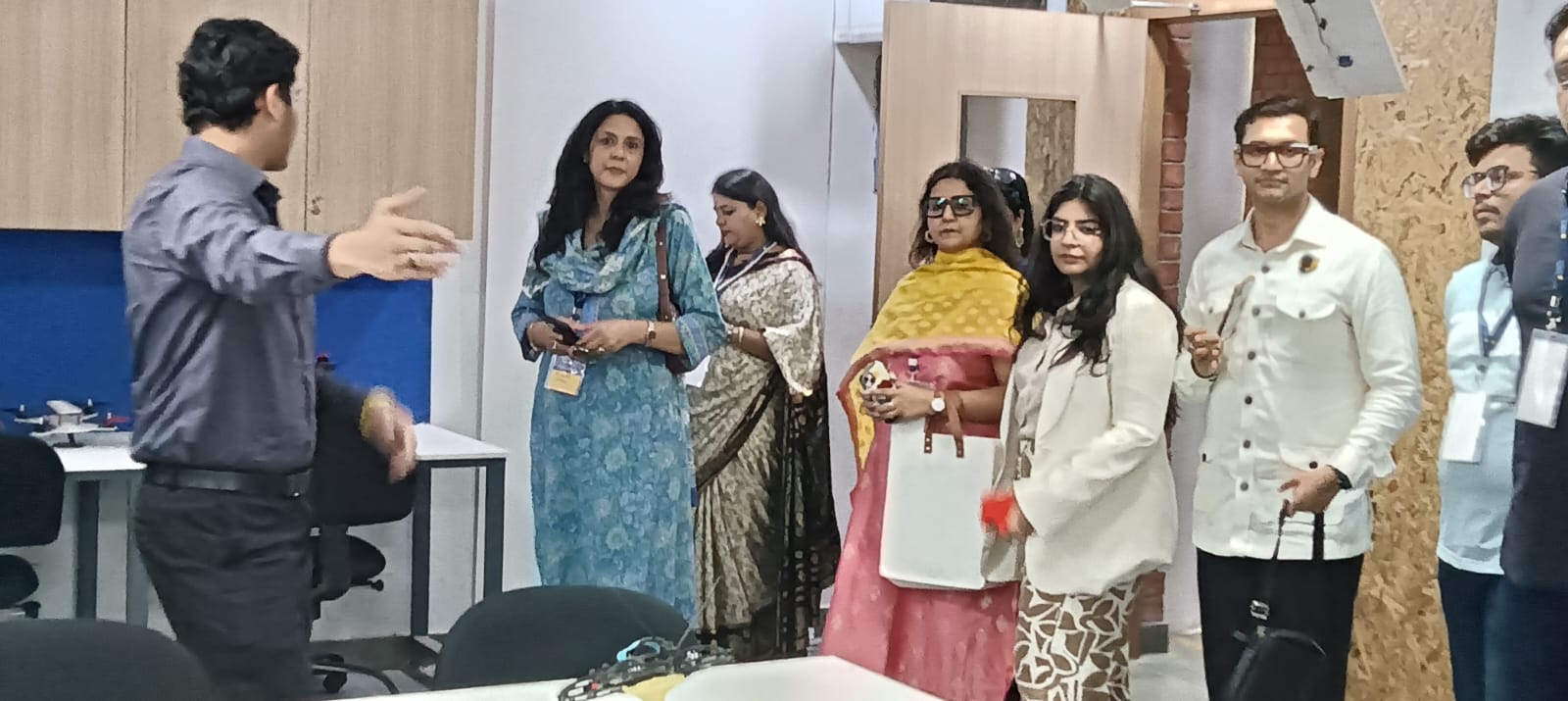 "The councilors visited the AIDC and drone lab."