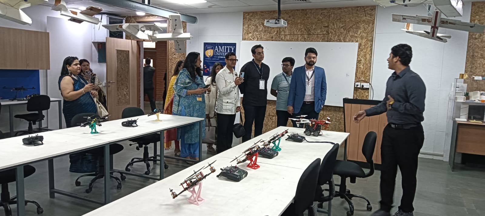 "The councilors visited the AIDC and drone lab."