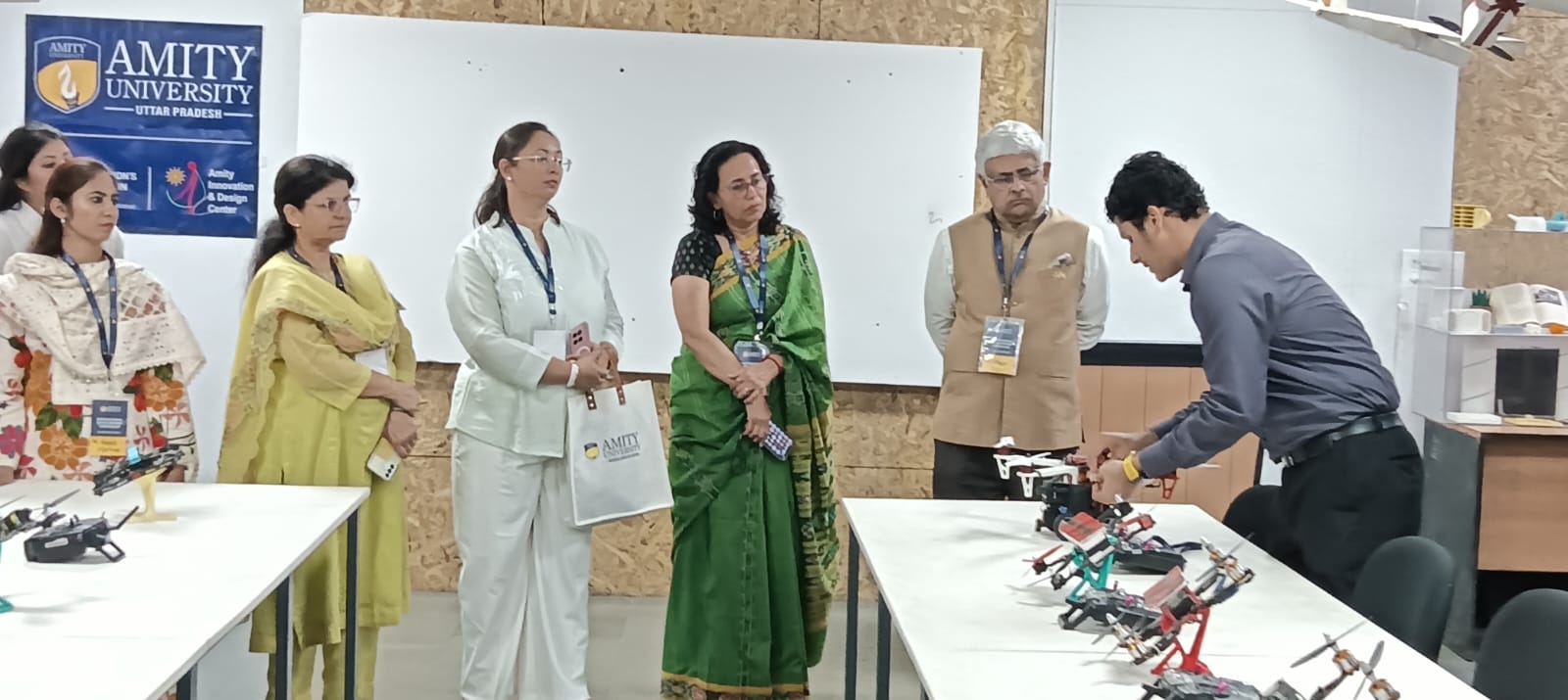 "The councilors visited the AIDC and drone lab."