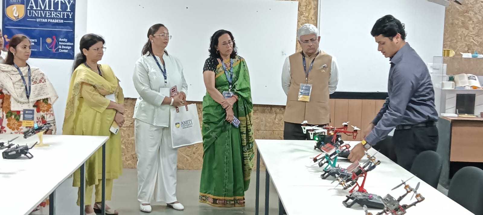 "The councilors visited the AIDC and drone lab."
