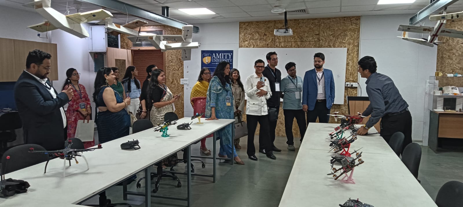 "The councilors visited the AIDC and drone lab."