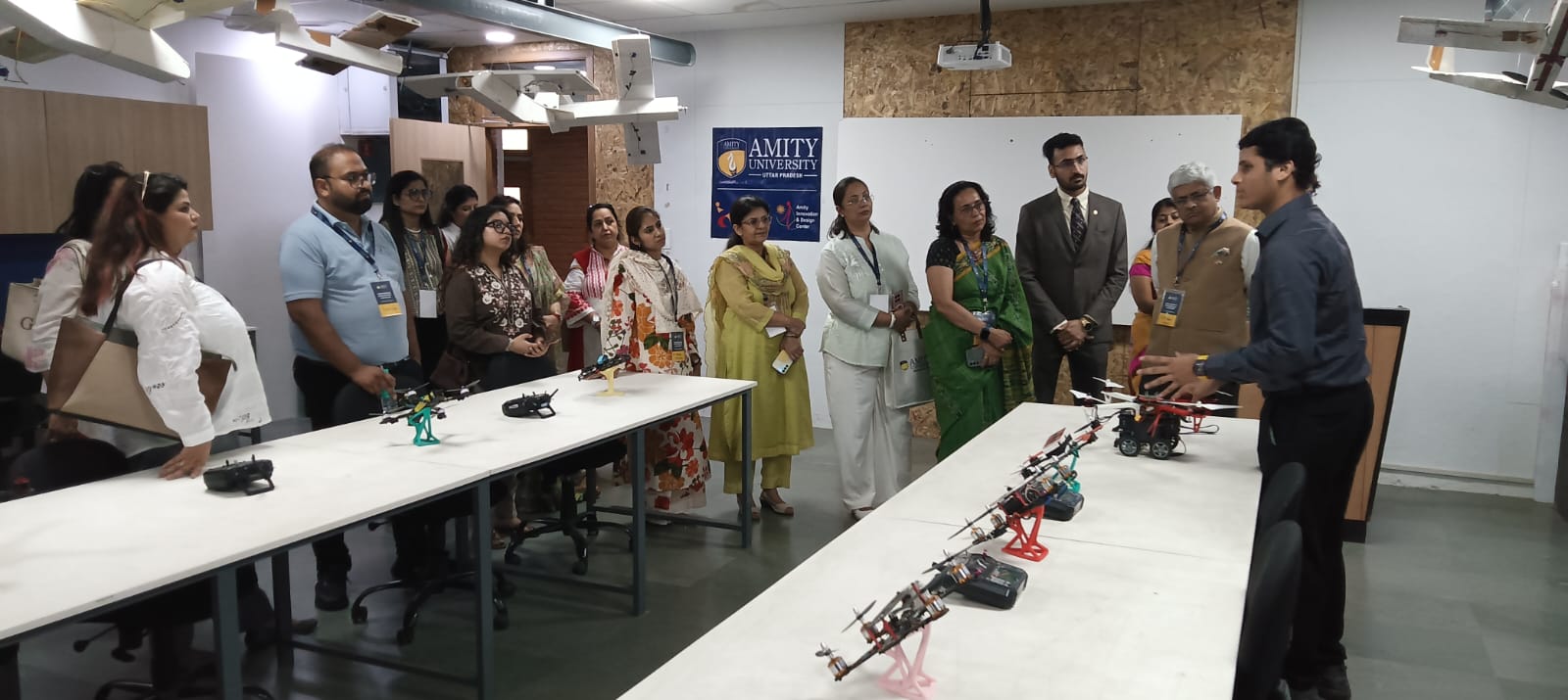 "The councilors visited the AIDC and drone lab."