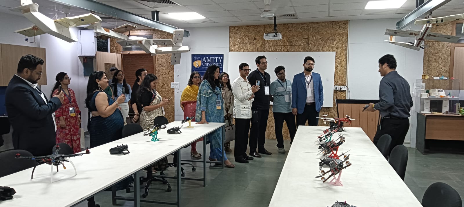 "The councilors visited the AIDC and drone lab."