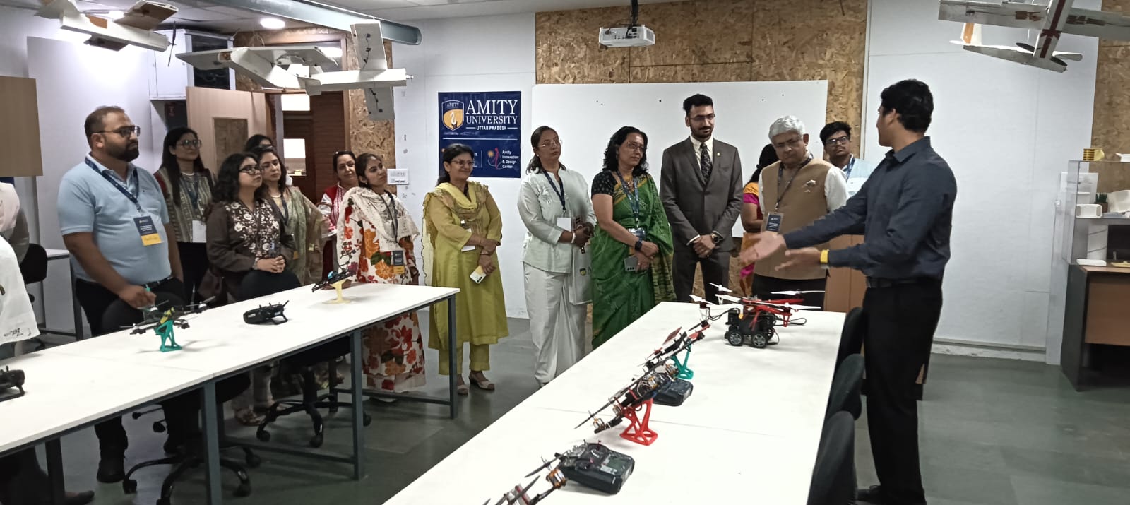 "The councilors visited the AIDC and drone lab."