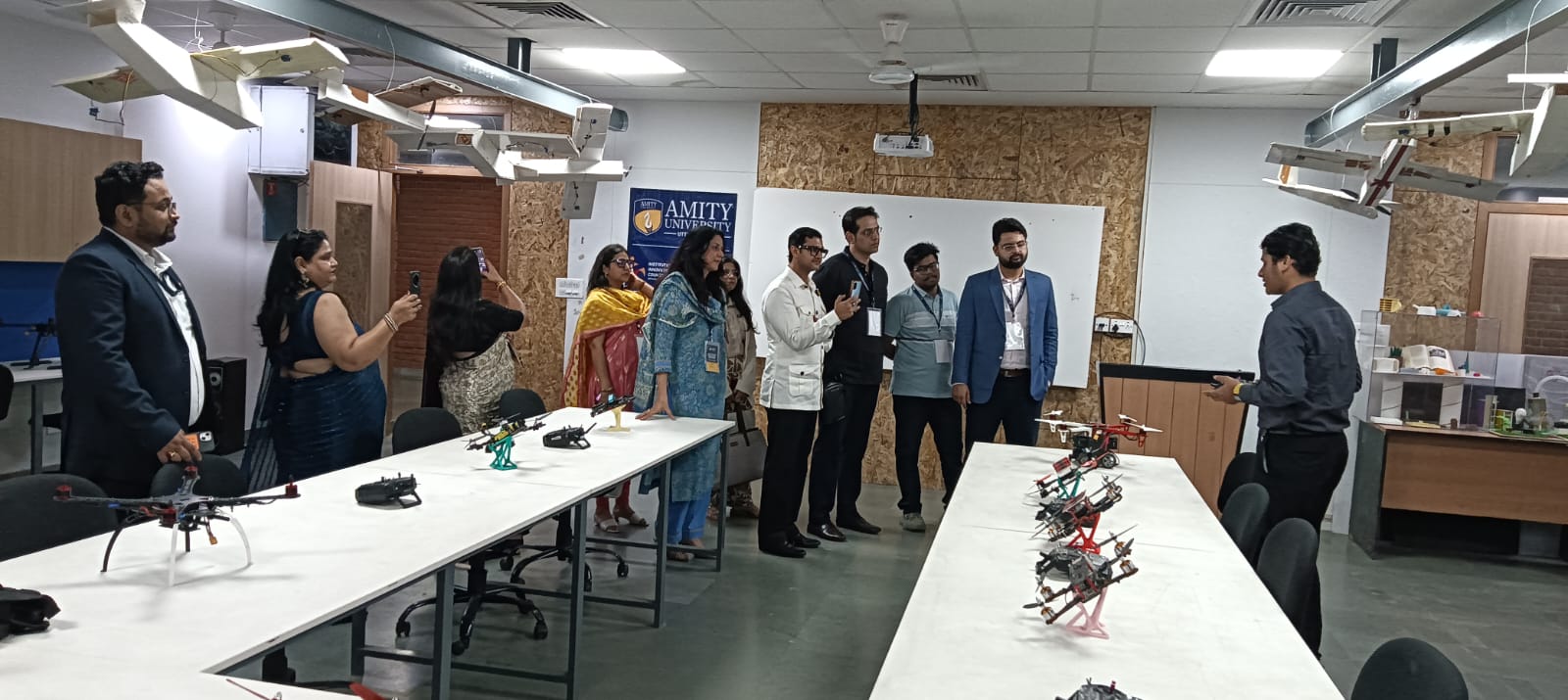 "The councilors visited the AIDC and drone lab."