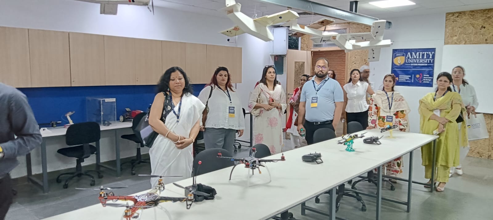"The councilors visited the AIDC and drone lab."
