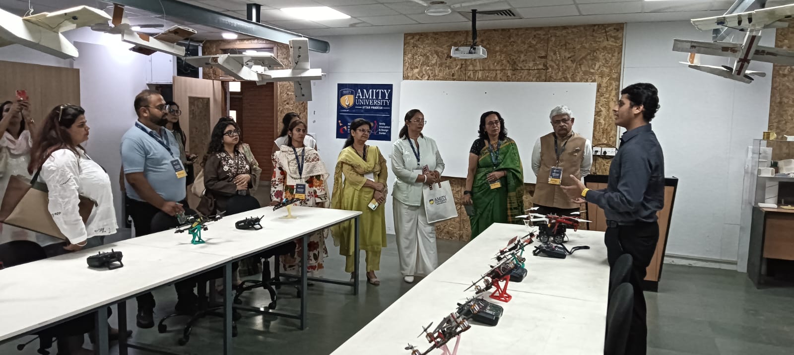 "The councilors visited the AIDC and drone lab."