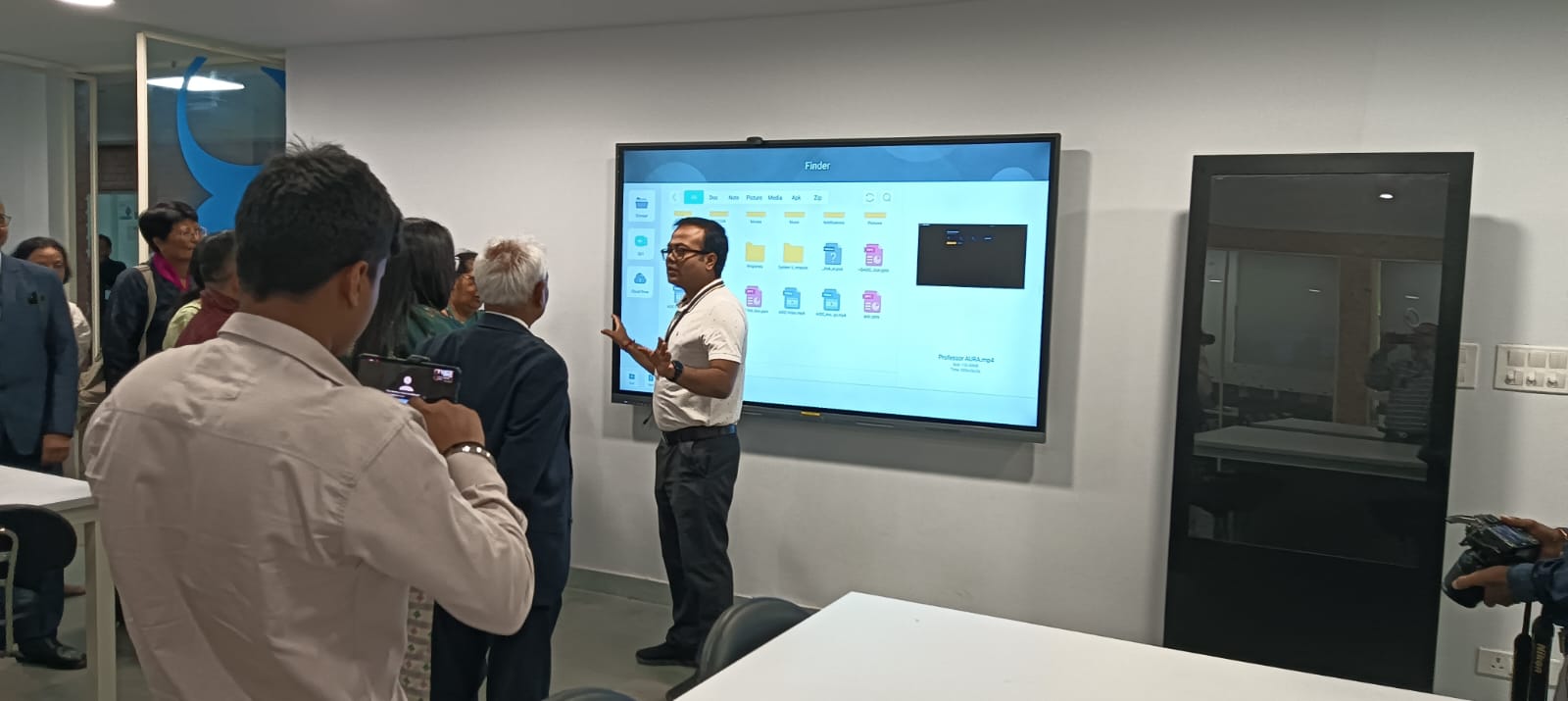 "The delegation from Bhutan visited the AIDC and the drone lab."