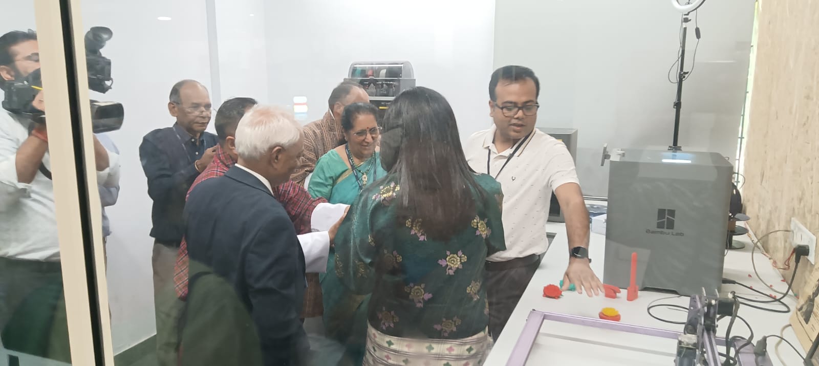 "The delegation from Bhutan visited the AIDC and the drone lab."