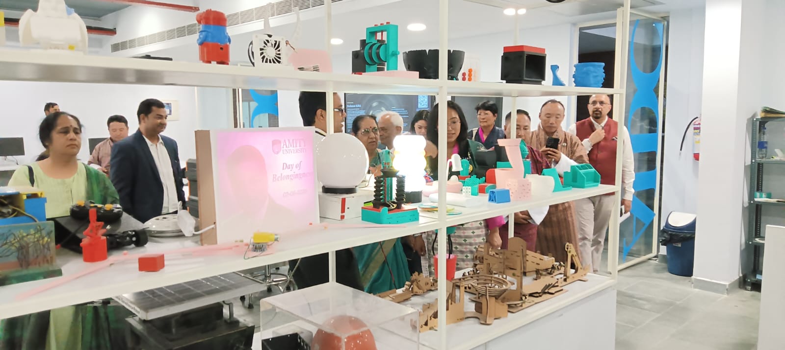 "The delegation from Bhutan visited the AIDC and the drone lab."