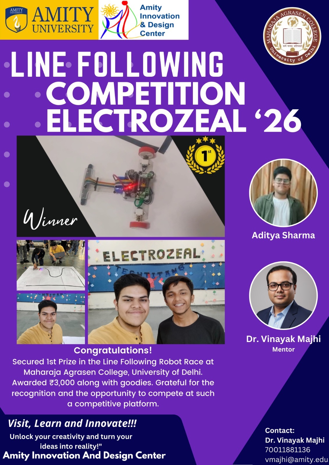 Line Following Competition "ELECTROZEAL 26"