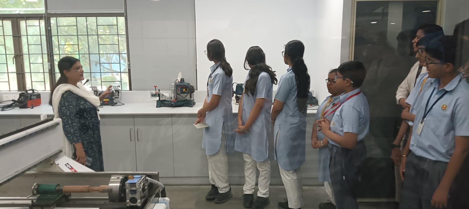 Students from the AERC event visited the Amity Innovation & Design Center.