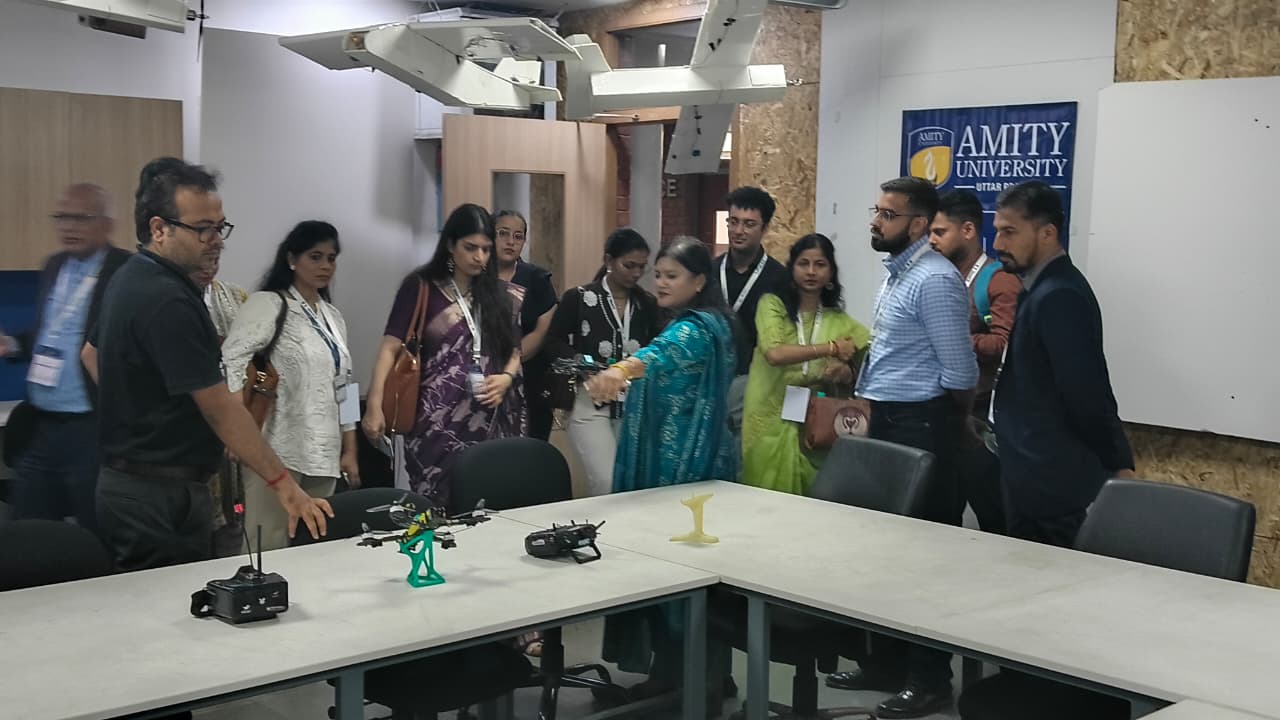 ILMUNC INDIA 2.0 Campus tour for faculties Visited AIDC Lab