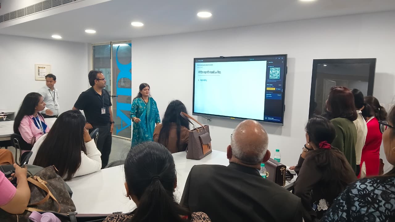 ILMUNC INDIA 2.0 Campus tour for faculties Visited AIDC Lab
