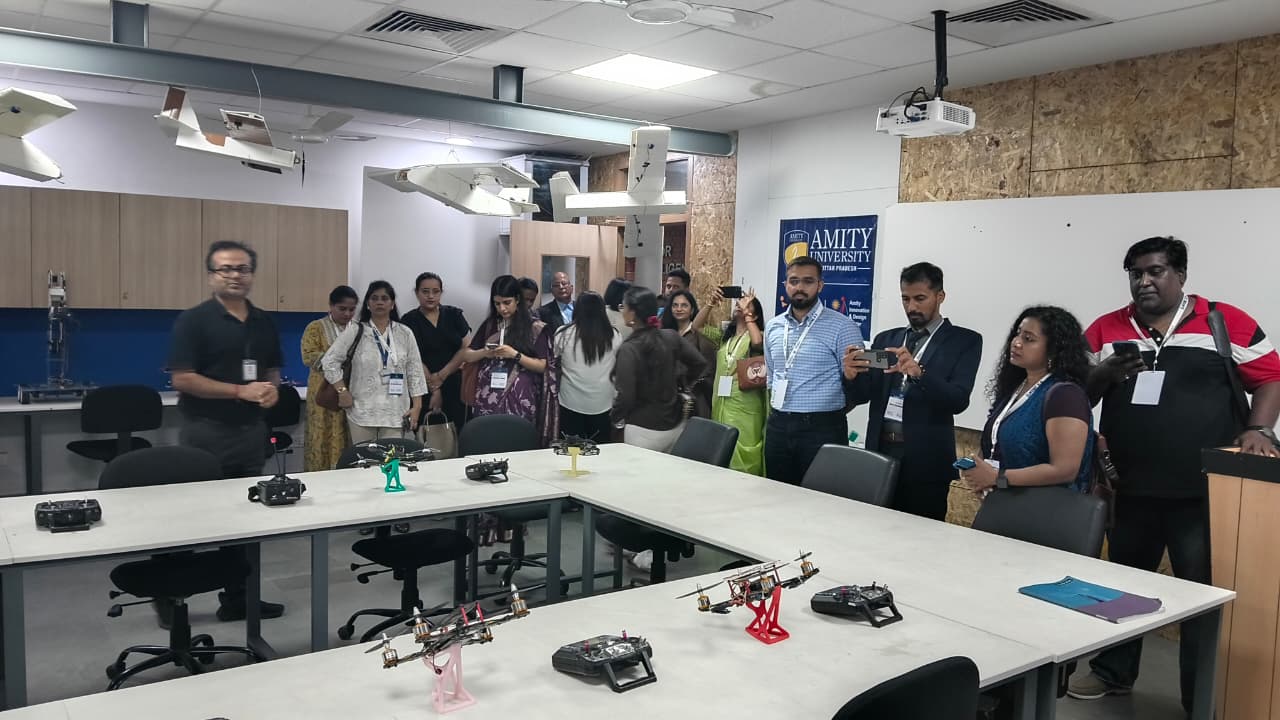 ILMUNC INDIA 2.0 Campus tour for faculties Visited AIDC Lab