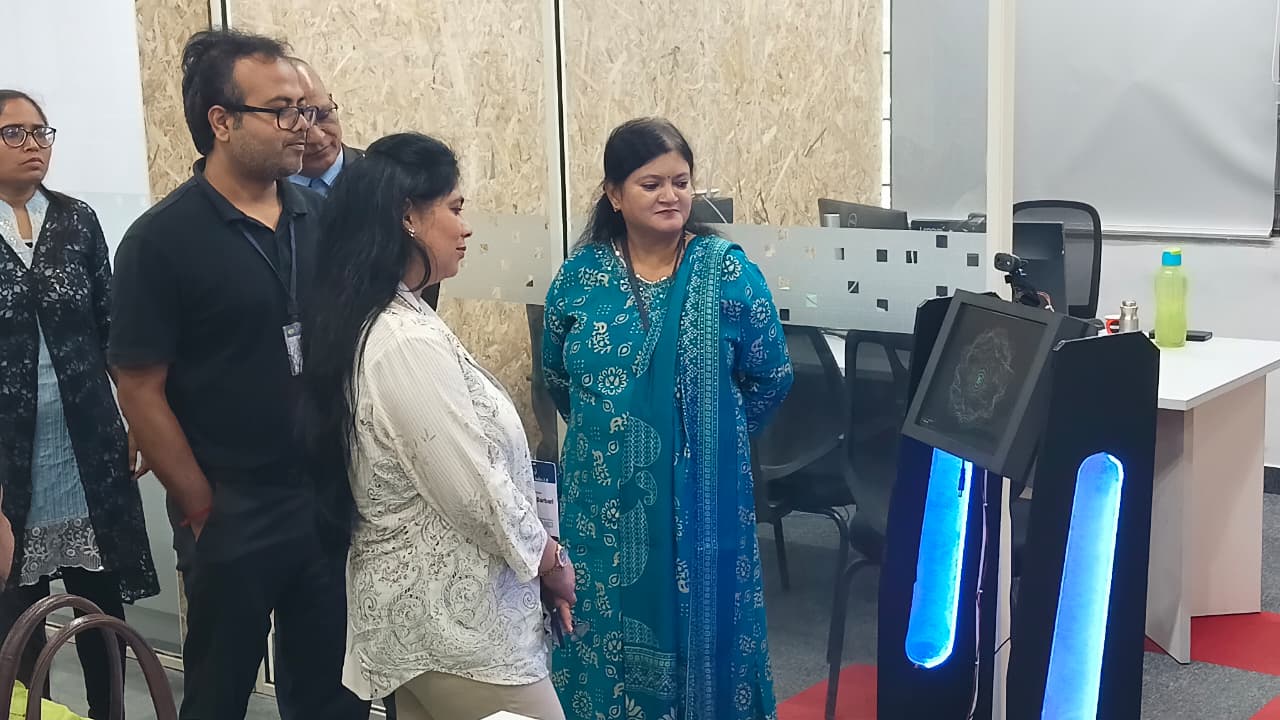 ILMUNC INDIA 2.0 Campus tour for faculties Visited AIDC Lab