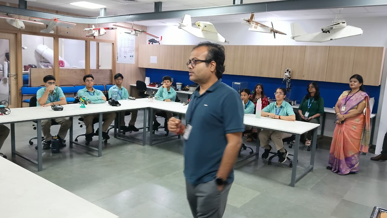 Gyanshree School Students Visit the AIDC & Drone Lab