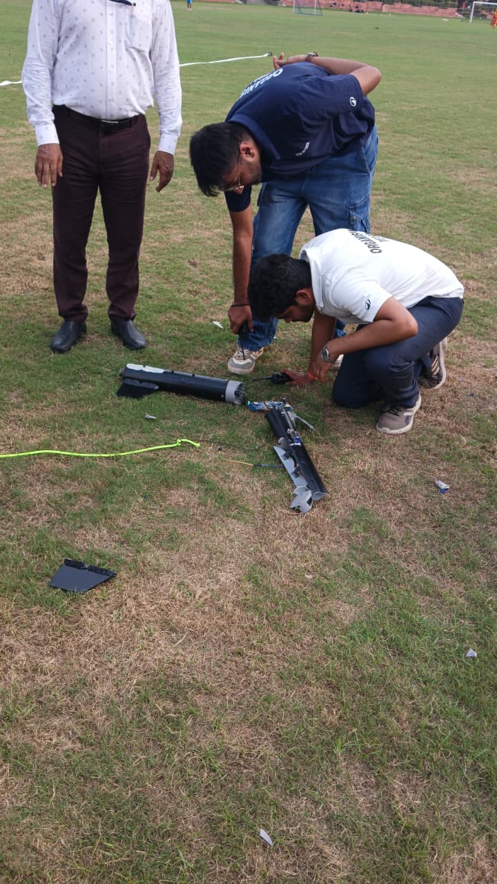 Rocket Launch Program Main Ground Amity Noida