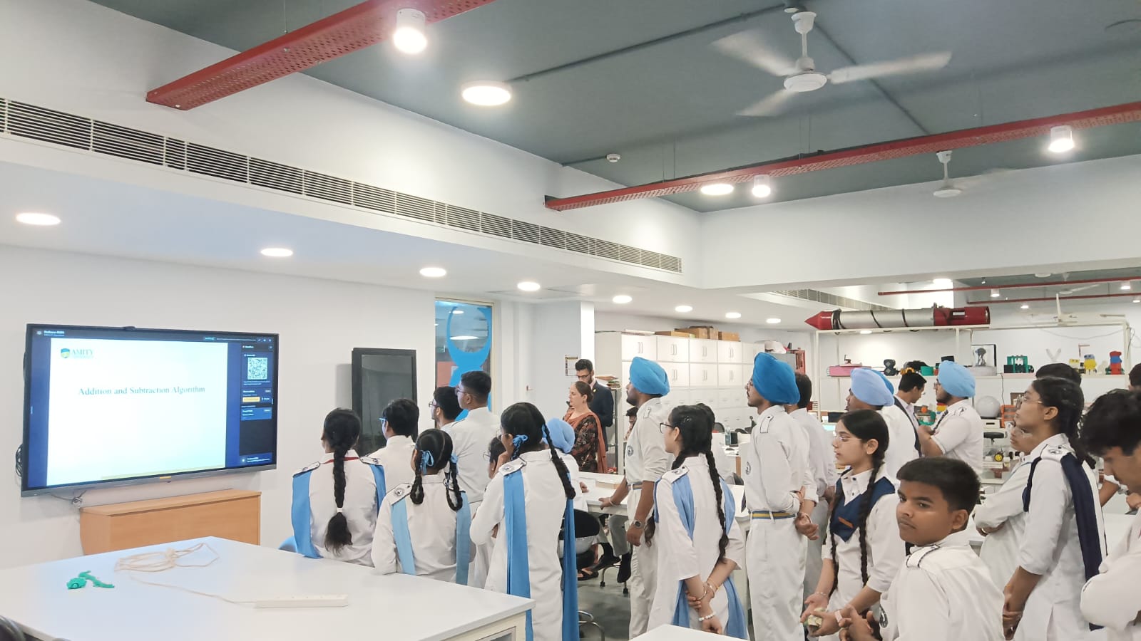 Guru Harkrishan Public School From Delhi Visited AIDC Lab