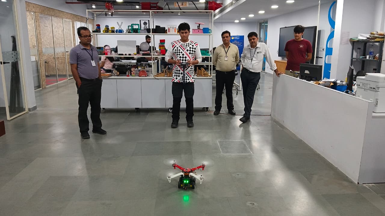Dr. Sanjeev Thakur and Dr. Subhash from the CSE Department visited the AIDC Lab