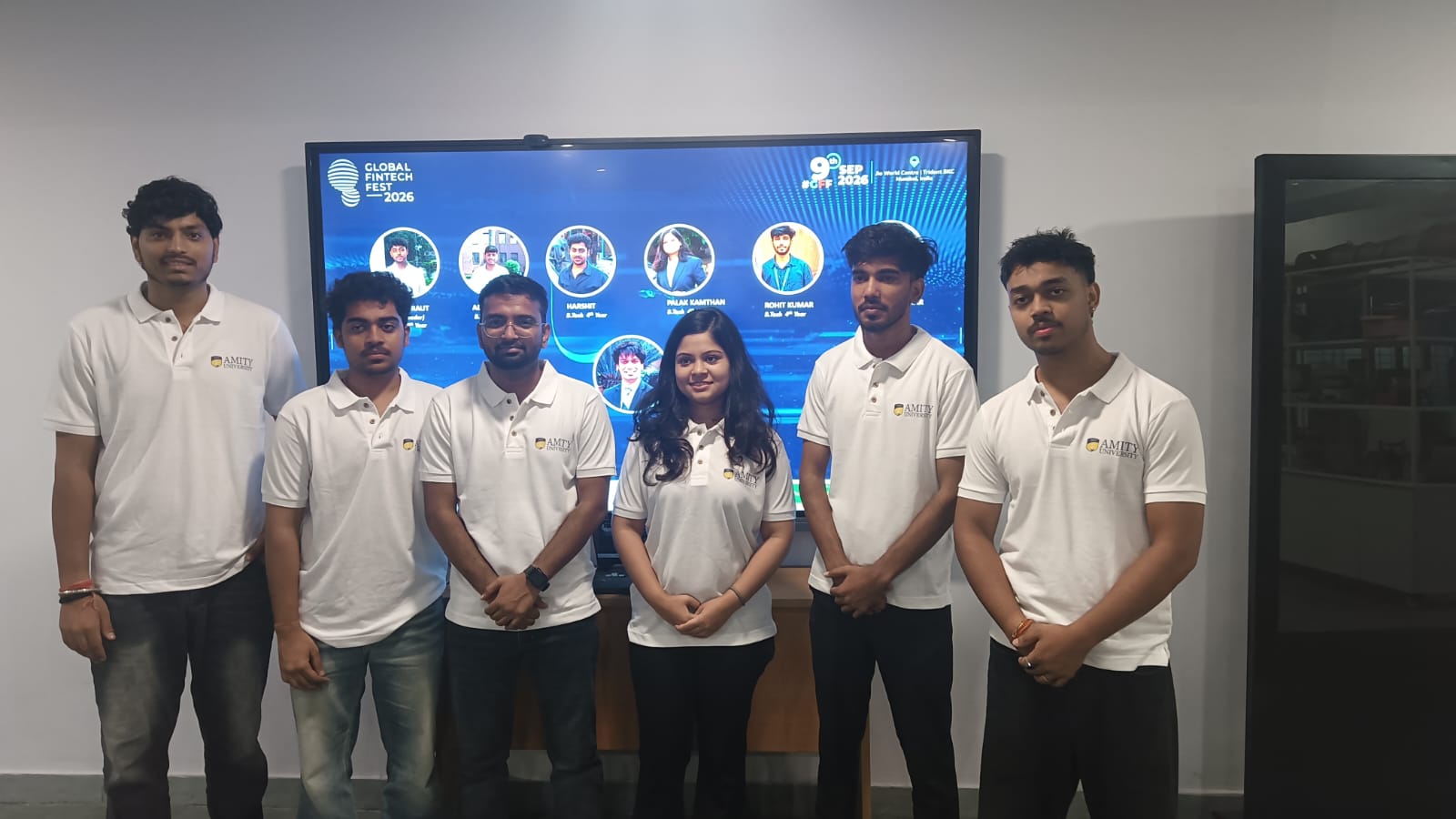 Team SCOR7 Represents Amity University at Global Fintech Fest 2026