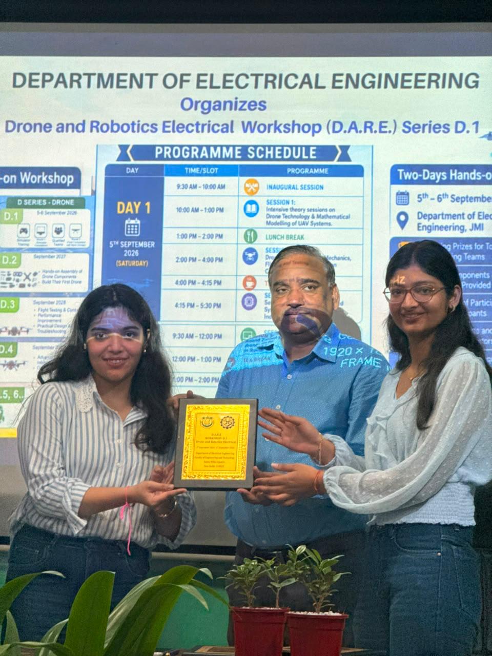 AIDC-Mentored Startup Bamboo Copter Conducts Drone & Robotics Workshop at Jamia Millia Islamia