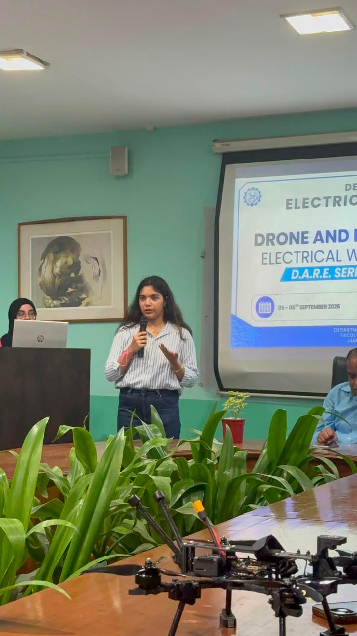 AIDC-Mentored Startup Bamboo Copter Conducts Drone & Robotics Workshop at Jamia Millia Islamia