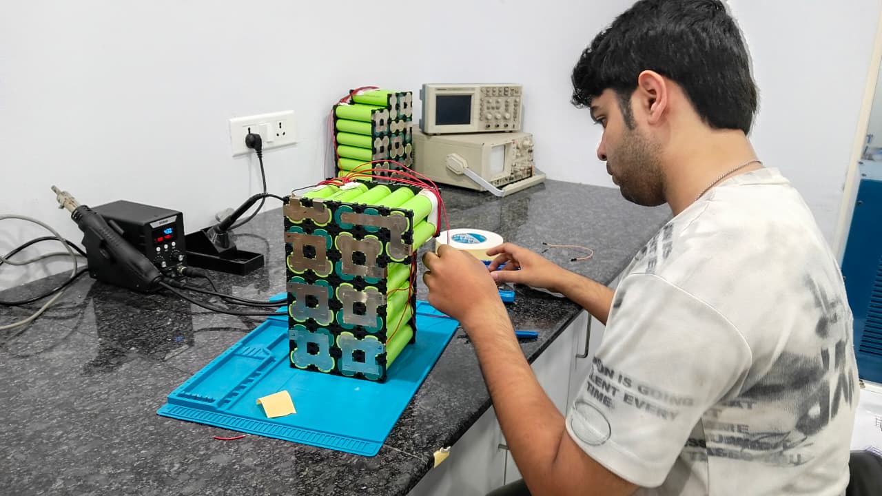 Some students in the AIDC Lab are doing project work and participating in competitions