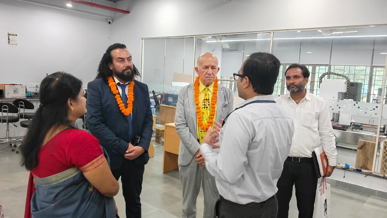 VISIT OF DELEGATION FROM UNIVERSITY OF LIBRARY STUDIES AND INFORMATION TECHNOLOGIES (ULSIT), SOFIA, BULGARIA VISITED AIDC LAB