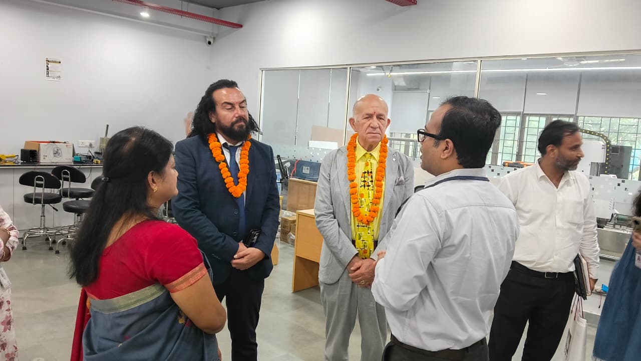 VISIT OF DELEGATION FROM UNIVERSITY OF LIBRARY STUDIES AND INFORMATION TECHNOLOGIES (ULSIT), SOFIA, BULGARIA VISITED AIDC LAB