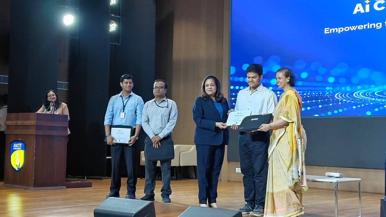 AIDC Project Display Organized by Amity University Online FutureForge AI Conclave 2026