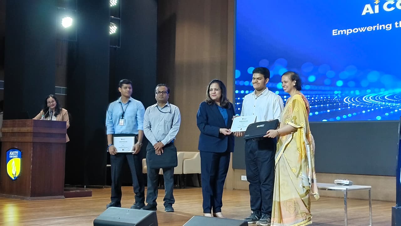 AIDC Project Display Organized by Amity University Online FutureForge AI Conclave 2026