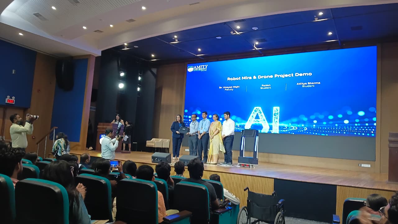 AIDC Project Display Organized by Amity University Online FutureForge AI Conclave 2026